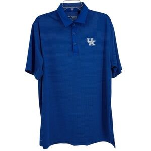 Columbia University of Kentucky Wildcats Omni-wick Polo Shirt Size L Performance